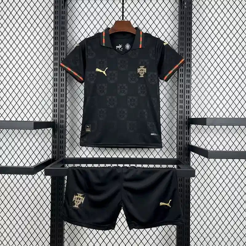 Official Portugal Kids Third/Away Kit 2026 Shirt & Shorts Set